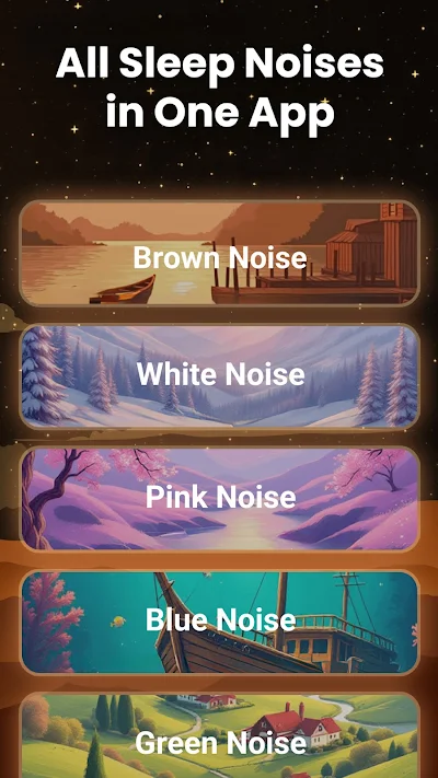 Brown Noise app - All sleep noises in one app including white, pink, blue and green noise